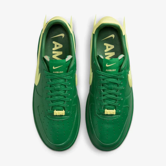 Tênis Ambush x Nike Air Force 1 Low Pine Green and Citron