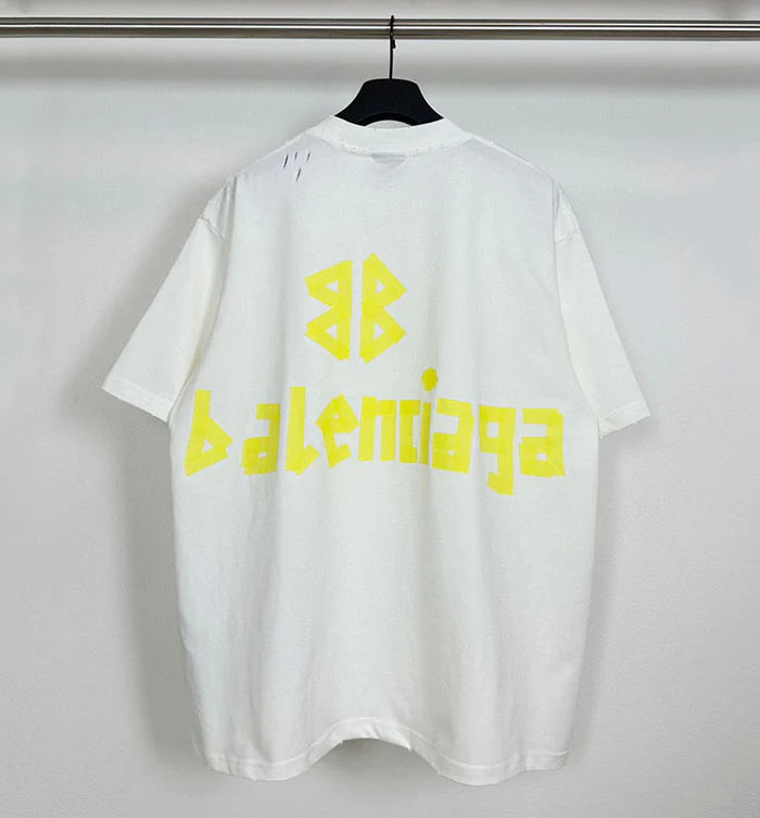 Camiseta Balenciaga Tape Type Branco