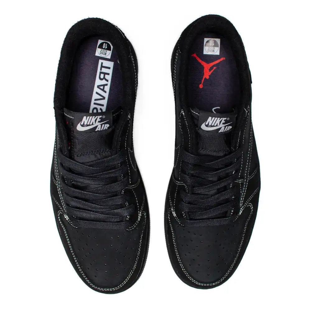 Tênis Nike Air Jordan 1 Low x Travis Scott Black Phantom