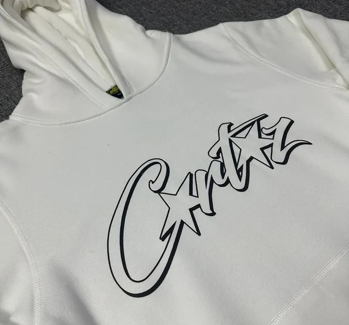 Conjunto Moletom Corteiz All White