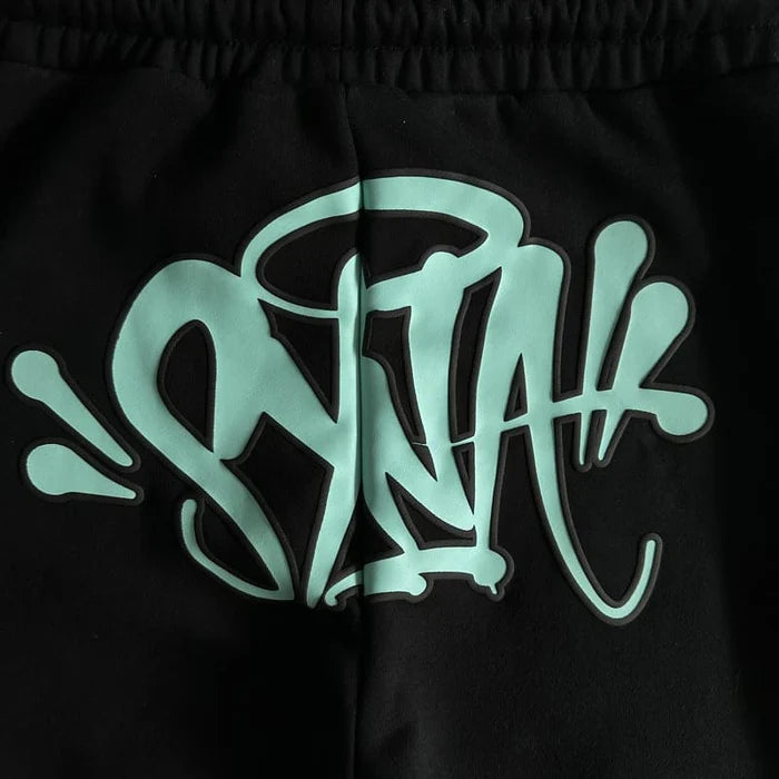 Conjunto Synaworld Logo PretoAzul