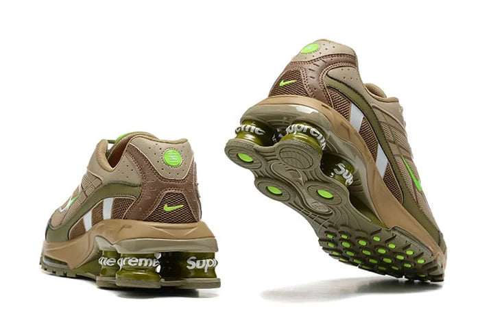 Tênis Supreme x Nike Shox Ride 2 Neutral Olive