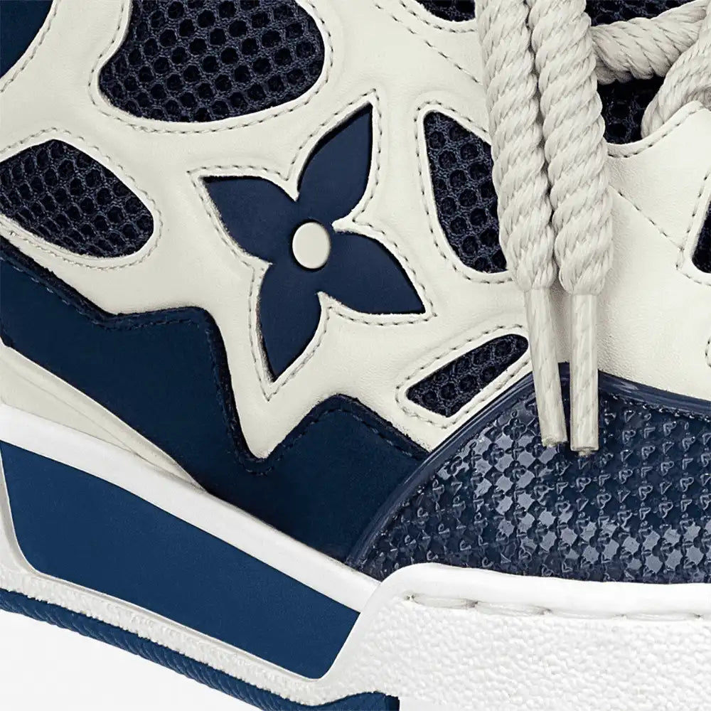 Tênis Louis Vuitton LV Skate Sneaker Marine White