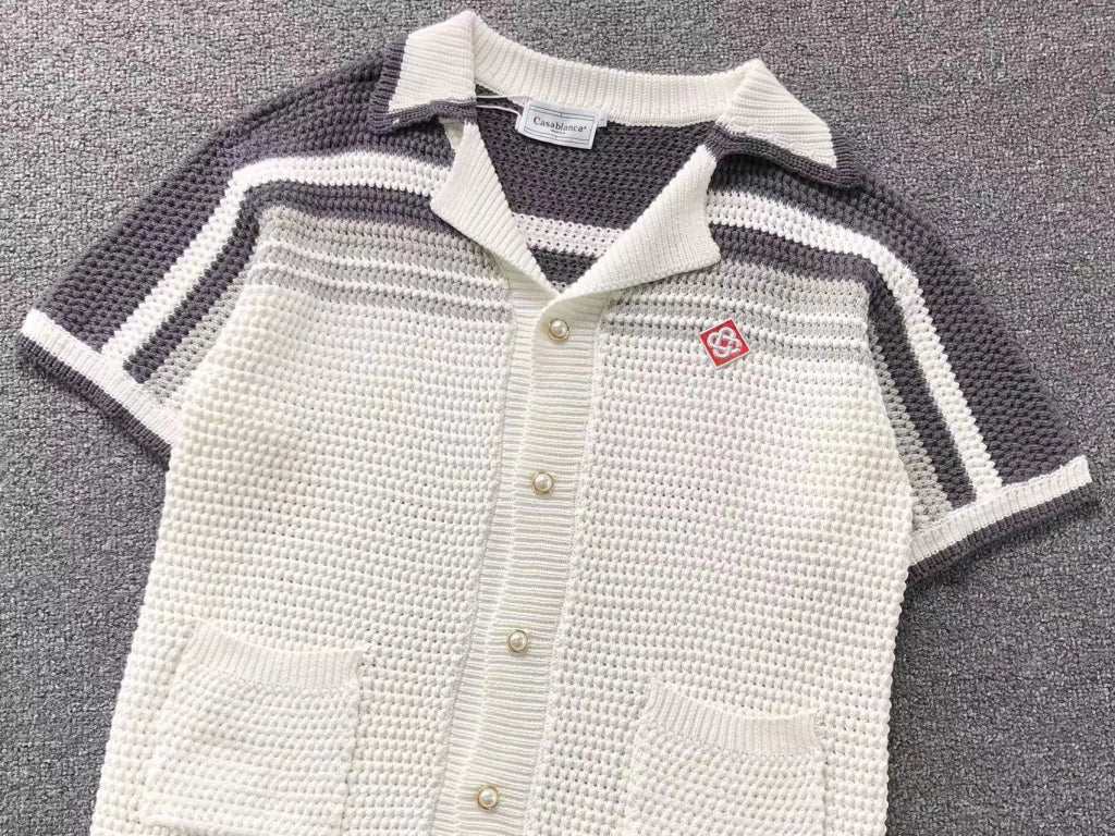 Conjunto Casablanca Crochê Cinza