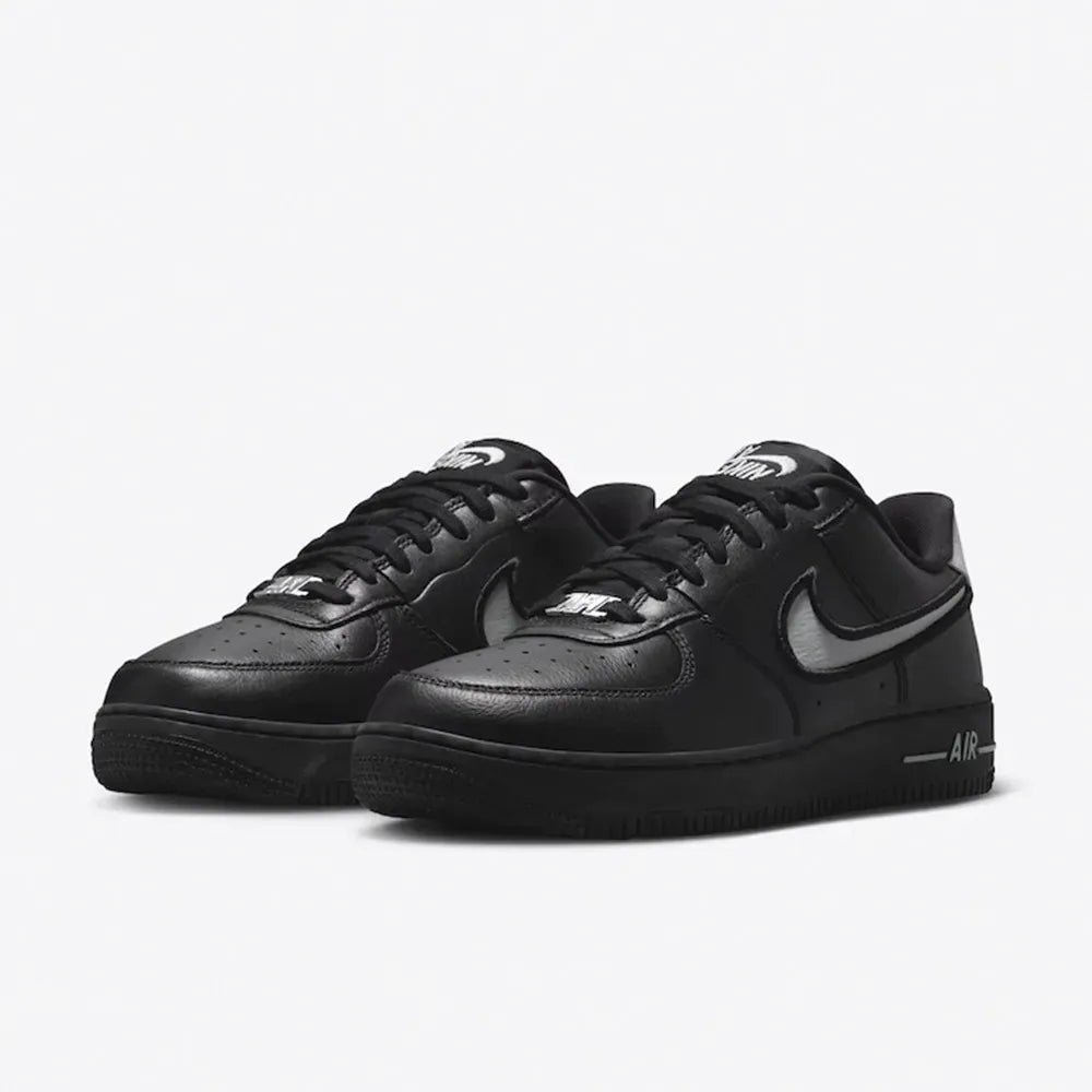Tênis Nike Air Force 1 Low Dance Black Metallic Silver