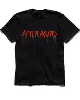 Camiseta Preta The Weeknd x Vlone After Hours Blood Drip