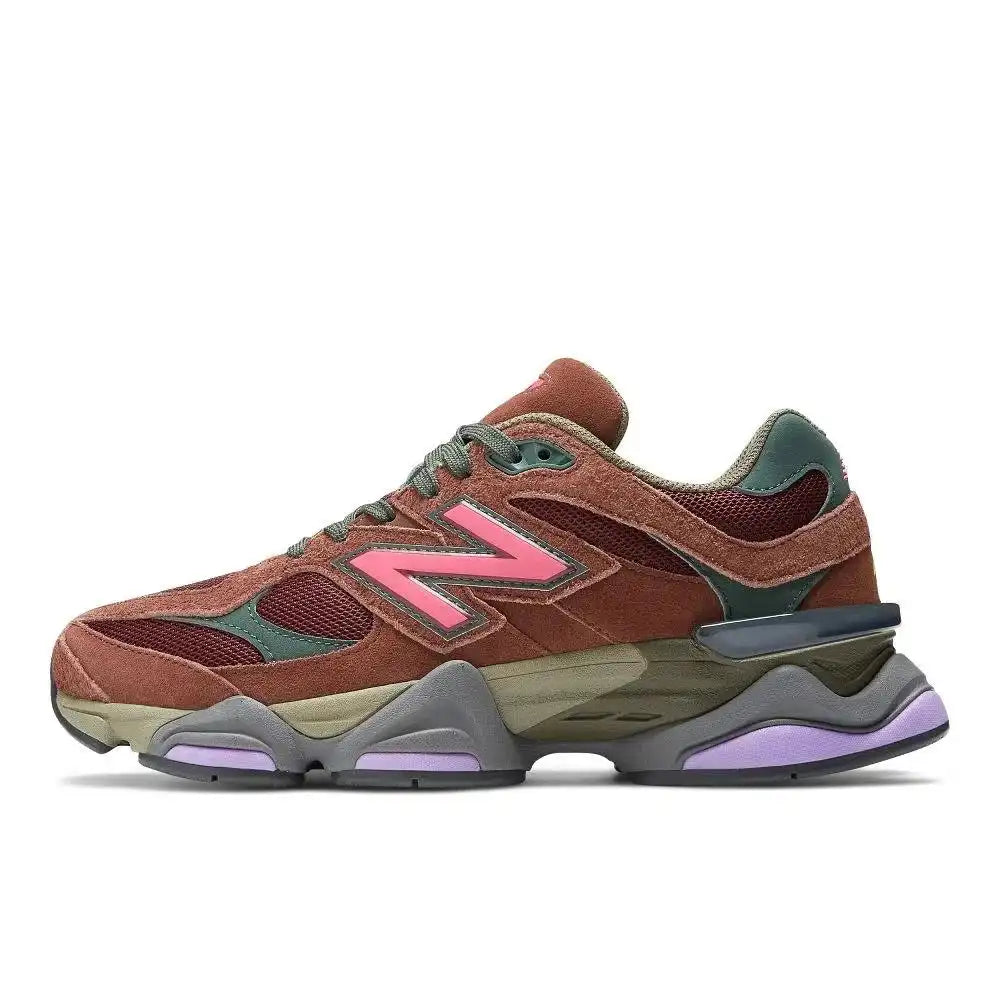 Tênis New Balance 9060 Rich Oak Burgundy
