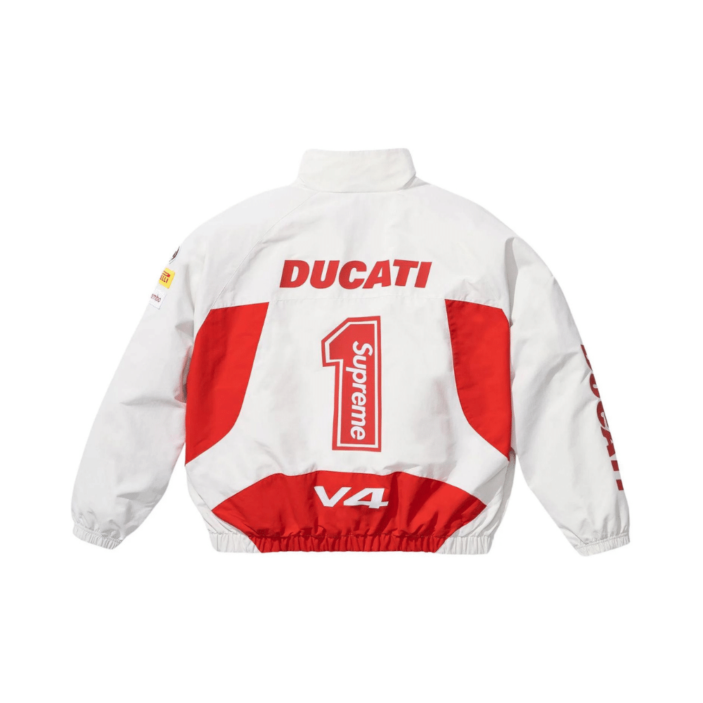 Jaqueta Supreme x Ducati Branca