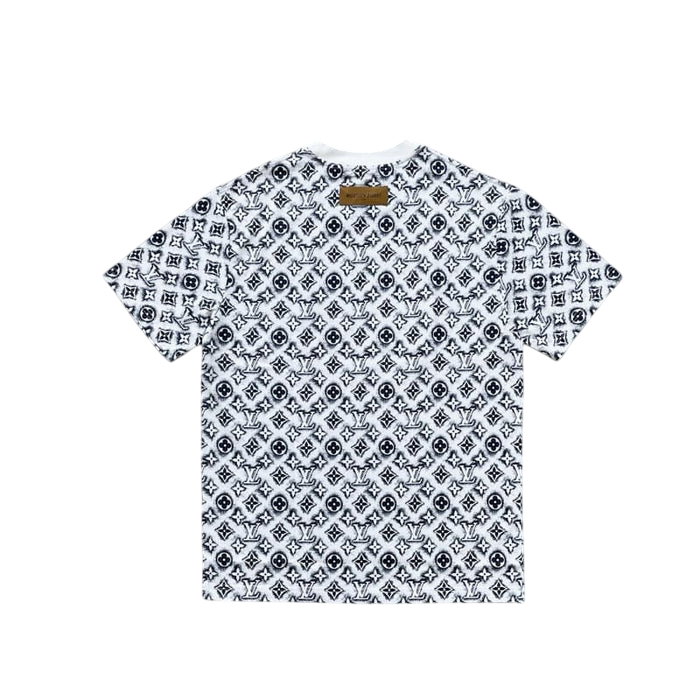 Camiseta Louis Vuitton Monogram White Deep