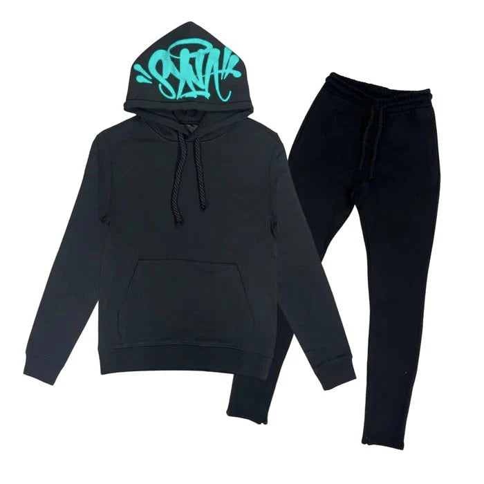 Conjunto Synaworld Logo PretoAzul