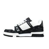 Tênis Louis Vuitton LV Trainer White Black