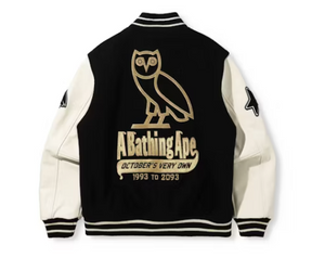 Jaqueta Varsity BAPE X OVO