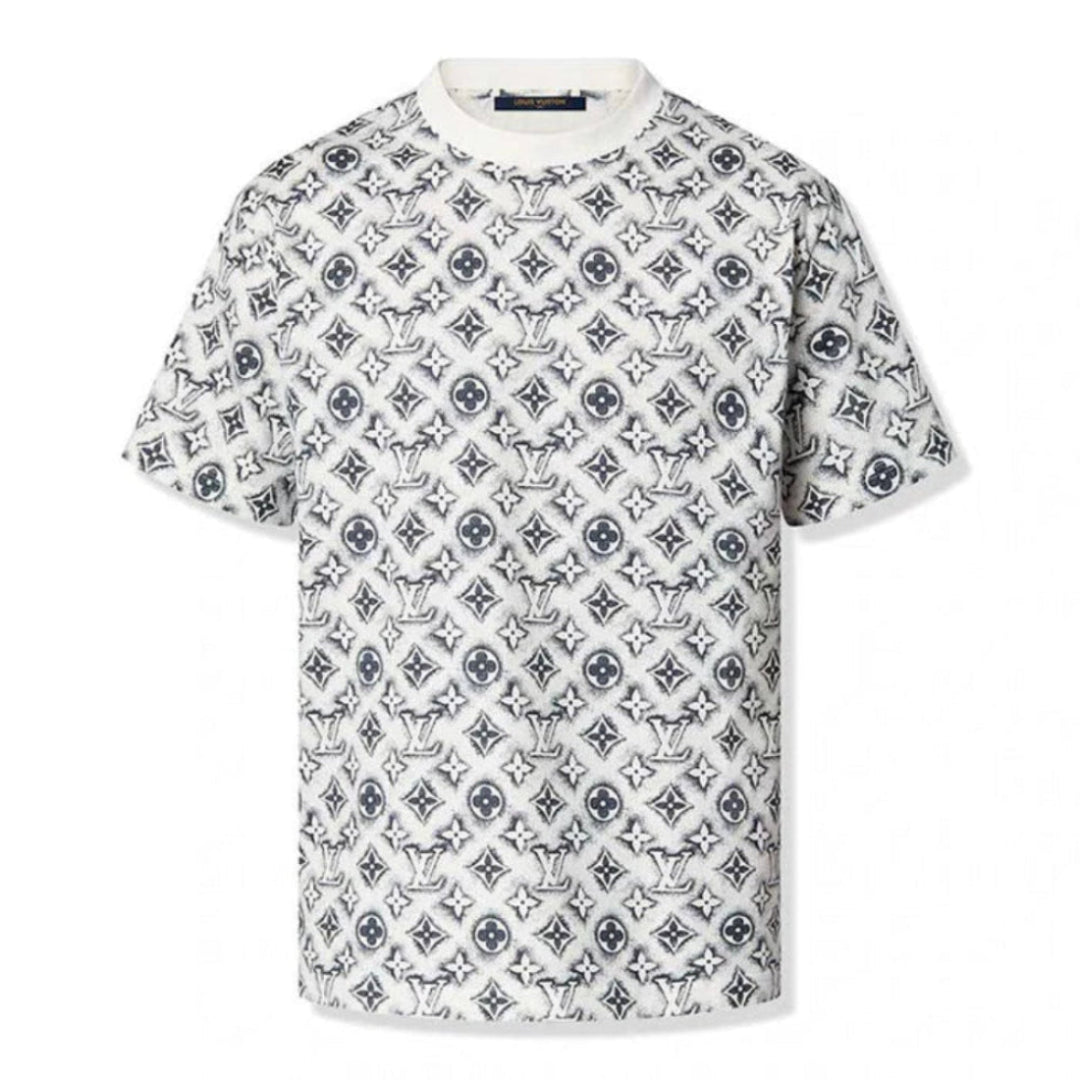 Camiseta Louis Vuitton Monogram White Deep