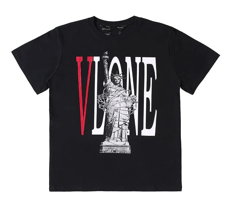 Camiseta VLONE Preta Liberty Statue