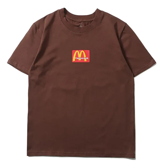 Camiseta Colab Cactus Jack x Mcdonald's