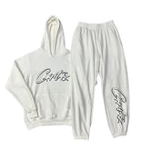 Conjunto Moletom Corteiz All White