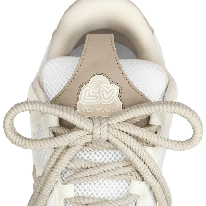 Tênis Louis Vuitton LV Skate Sneaker Beige White