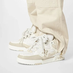 Tênis Louis Vuitton LV Skate Sneaker Beige White